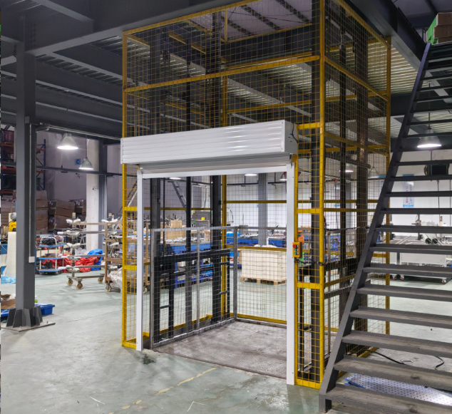 芦溪食品厂物料提升